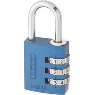 Afbeelding van ABUS Cijferhangslot 31,5mm aluminium blauw code verstelbaar