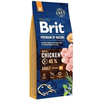 Afbeelding van Brit Premium by Nature Adult M 15kg