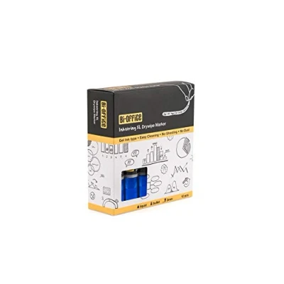 Afbeelding van Bi Office Inkstring XL Whiteboard marker met gelinkt en ronde punt, 3 mm, blauw, 12 stuks