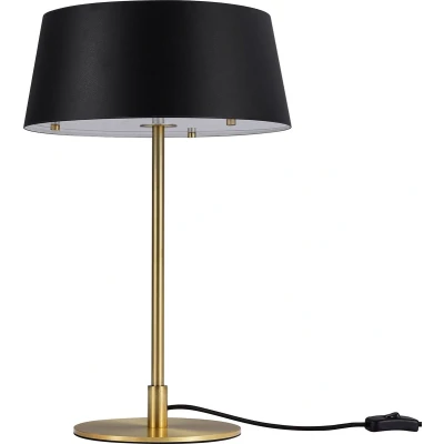 Afbeelding van Tafellamp Clasi in zwart/goud met diffusor