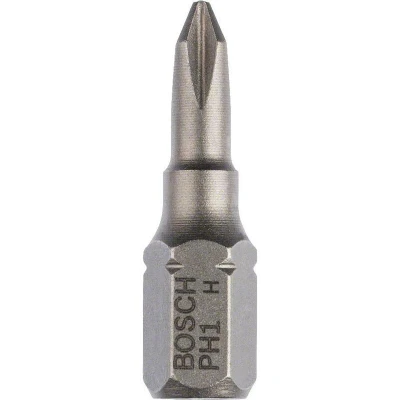 Afbeelding van Bosch Accessories 2607001509 Kruis bit PH 1 Extra hard C 6.3 10 stuk(s)