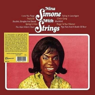 Afbeelding van Nina Simone With Strings (LP) (Coloured Vinyl) (Limited Edition)