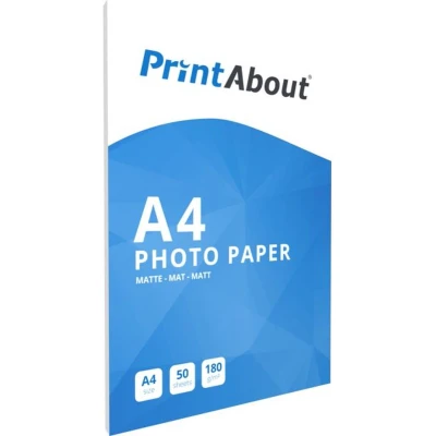 Afbeelding van PrintAbout Premium Mat A4 180 grams (50 vel)