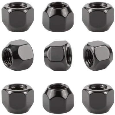 Afbeelding van GAsuppply 20 x M12 1,5 SW19 kegel 60 wielmoeren geschikt voor Hyundai KIA Mazda Citroen van legering (zwart)