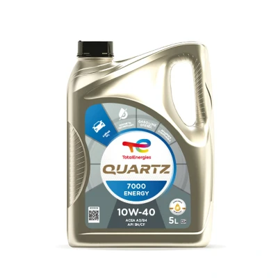 Afbeelding van Total Quartz 7000 Energy 10W 40 5L Motorolie 217265 VOLKSWAGEN: Polo IV Hatchback, Golf 5, 4, MERCEDES BENZ: E Class Saloon, C Saloon