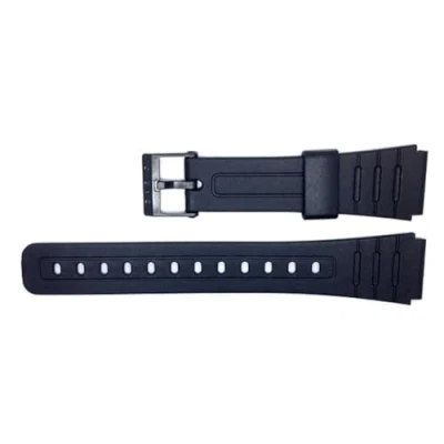 Afbeelding van Casio Horlogeband van Hars, zwart, 18 mm, F 105W, 91W, 0, 0 stuks