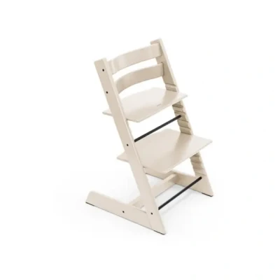 Afbeelding van Tripp Trapp stoel van Stokke, Vanilla White verstelbare, converteerbare voor peuters, kinderen en volwassenen handig, comfortabel ergonomisch klassiek ontwerp