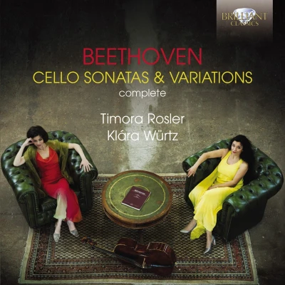 Afbeelding van Timora Rosler &amp; Klára Würtz Beethoven: Cello Sonatas Variations (Complete) (2 CD)