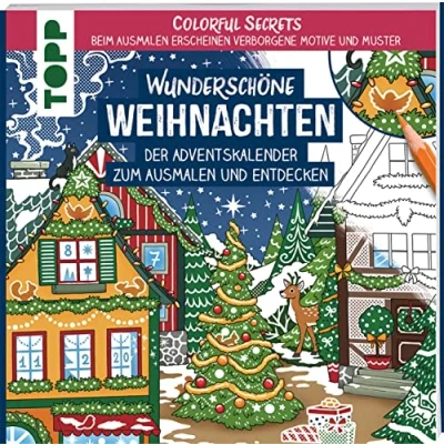 Afbeelding van Colorful Secrets Wunderschöne Weihnachten (Ausmalen auf Zauberpapier)