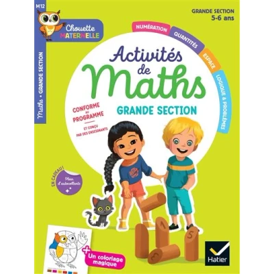 Image de Chouette Maternelle Activités de maths Grande Section 5 ans