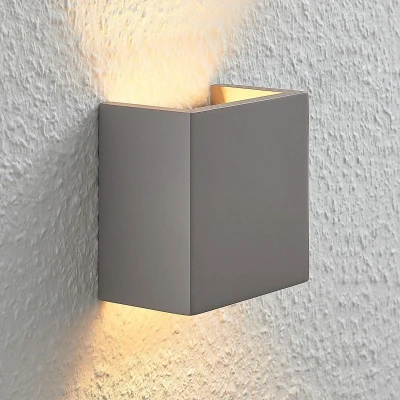 Afbeelding van Lindby wandlamp 1licht beton H: 12.5 cm G9 grijs