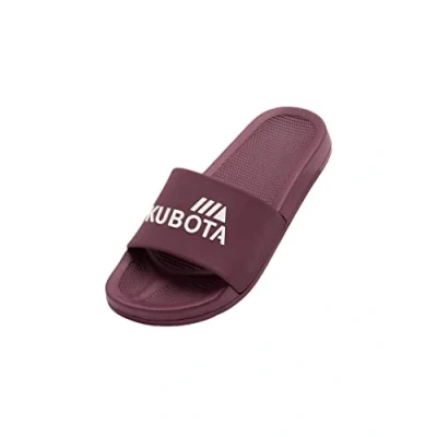Afbeelding van Kubota Badschoenen voor dames en heren, strand, douche sauna, antislip, licht elastisch, zomerslippers, Bordeaux