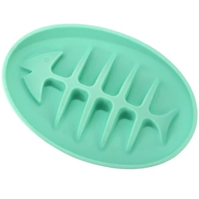 Afbeelding van Doweiss Anti Gulping Bowl voor honden en katten Interactieve voerbak huisdieren, Slow Feeder (Mintgroen)