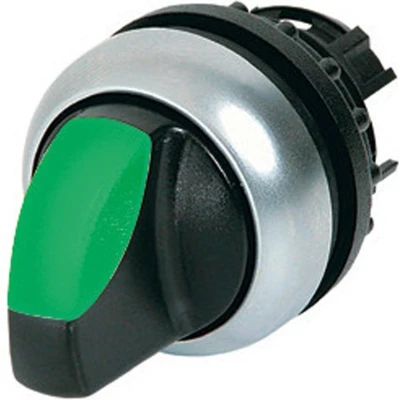 Afbeelding van Eaton 216827 M22 WRLK G Keuzetoets Kunststof frontring Knevel Zwart 1 stuk(s)