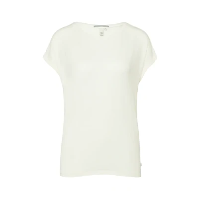 Afbeelding van Q/S designed by T shirt Maat L Vrouwen 0200 WHITE Lyocell