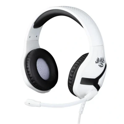 Image de Casque Gaming filaire pour PS4 Konix Nemesis Mythics Blanc