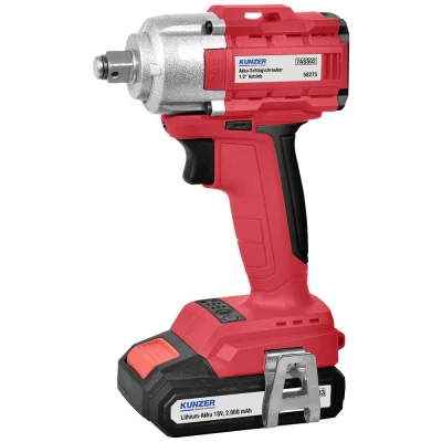 Afbeelding van Kunzer 7ASS02 Accu slagmoersleutel 18 V 2.0 Ah Li ion Incl. accu, lader, koffer