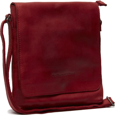 Afbeelding van The Chesterfield Brand Leren Schoudertas Rood Duncan