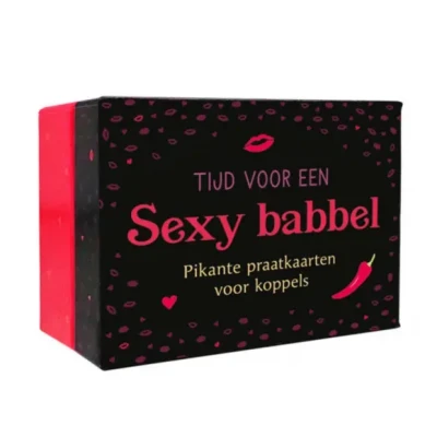 Afbeelding van Tijd voor een sexy babbel Pikante praatkaarten koppels