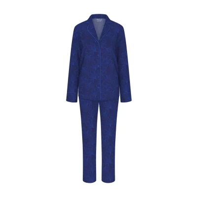 Afbeelding van Triumph SET Pyjama Blue dark combination, Dames, Maat: 36, / combination