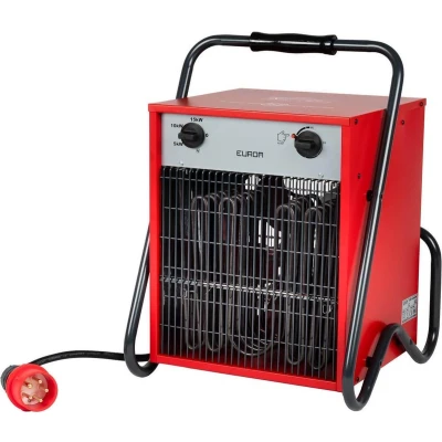 Afbeelding van Eurom EK15002 Ventilatorkachel Met Kabel Krachtstroom (400V) 3 Standen Elektrisch 95 W 16 kg Metalen Omkasting IP24 Thermostaat