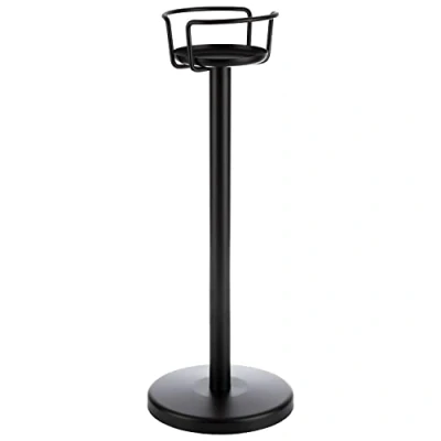 Afbeelding van APS 36116 koelhouder voor wijn/champagne, mat zwart, binnendiameter 15 cm, hoogte 71,5 cm