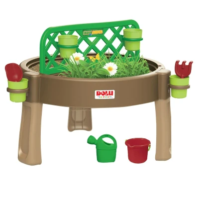 Afbeelding van Dolu Water &amp; Zand Activiteiten Tafel 4 in 1 Brown/Green
