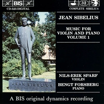 Afbeelding van Nils Erik Sparf &amp; Bengt Forsberg Sibelius: Music For Violin And Piano Volume 1 (CD)