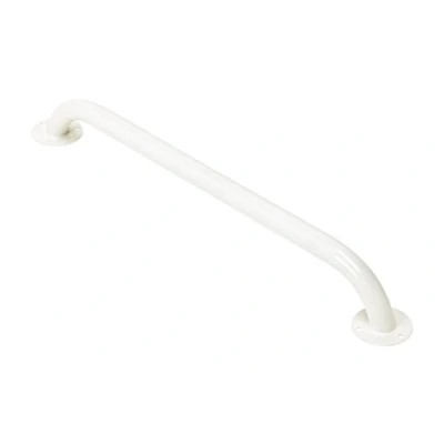 Afbeelding van Stalen wandbeugel, laag : epoxy gecoat wit 61 cm