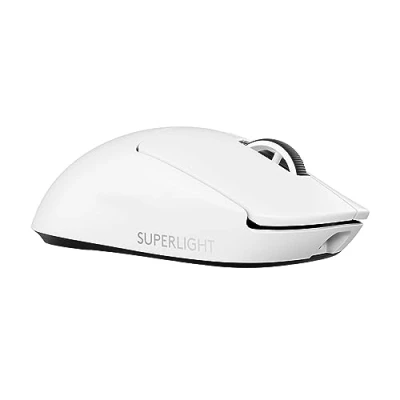 Image de Logitech G PRO X SUPERLIGHT 2 Souris jeux optique 5 boutons sans fil 2.4 GHz récepteur USB LIGHTSPEED blanc