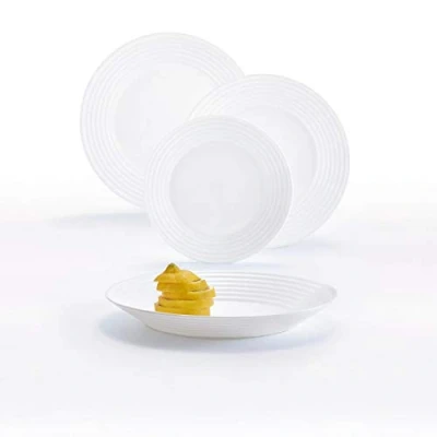Afbeelding van Serviesset Luminarc 1700 Wit Glas 18 Onderdelen
