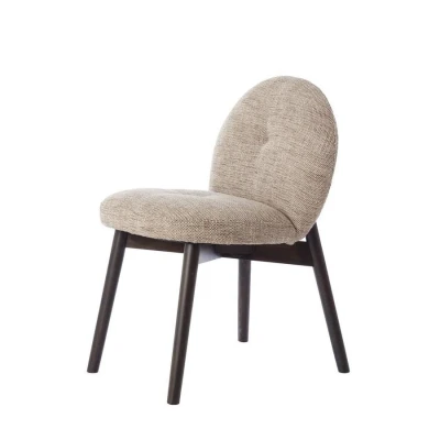 Afbeelding van Light&amp;living Eetkamerstoel 59x50x83 cm SINOSA bruin crème+hout dnkr
