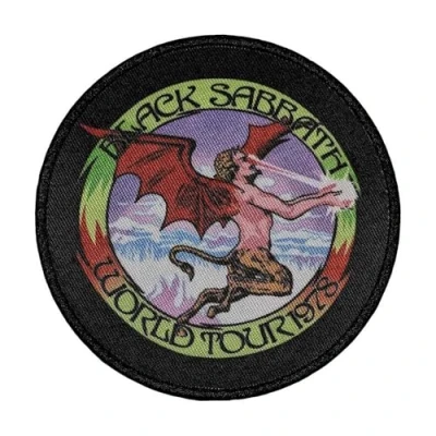 Afbeelding van Black Sabbath World Tour 1978 Patch Zwart