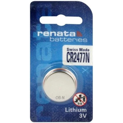 Afbeelding van Renata batteries CR2477N Lithium knoopcel batterij 3V Per 1 stuks