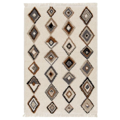 Afbeelding van Berber Vloerkleed Atlas Nomad Bruin/grijs 160x230 Cm