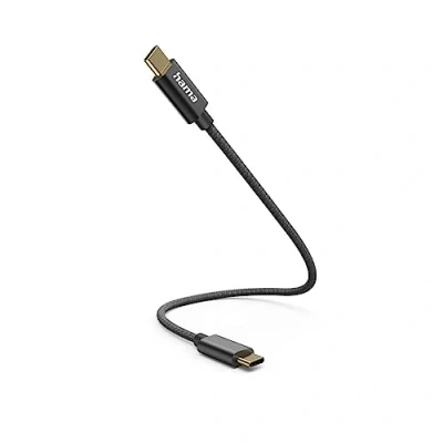 Afbeelding van Hama USB laadkabel 2.0 C stekker, stekker 0.20 m Zwart 00201604