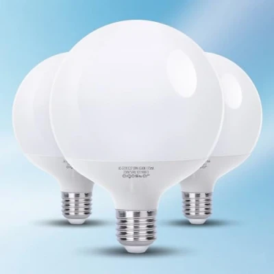 Afbeelding van Aigostar Ledlamp G120 E27 18 W (komt overeen met 117 halogeenlamp), koud wit 6500 K, 1840 lumen, CRI &gt; 80 3 stuks