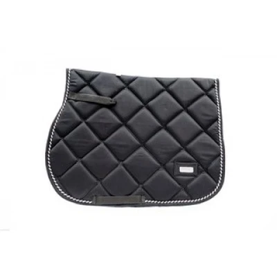 Image de HB Showtime Tapis de Selle Crown Polyvalence/ressorts Noir Full