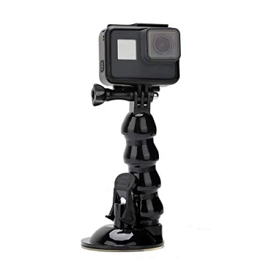 Afbeelding van Eyeon Jaws flexibele zuignaphouder voor auto met zwanenhalsverlenging flexibel GoPro Hero 2018 7 6 5 4 3/Session, Xiaomi yi 4K/Lite, Polaroid, SJCAM, AKASO, Campark, Apeman, enz