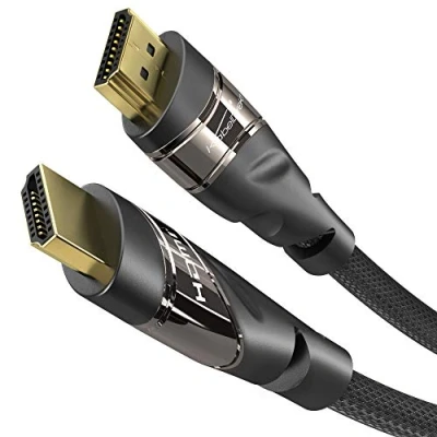 Afbeelding van KabelDirekt 4K HDMI kabel 1,5 m compatibel met (HDMI 2.0a/b 2.0, 1.4a, Ultra HD, 3D, Full 1080p, HDR, ARC, Highspeed Ethernet, PS4, XBOX, HDTV) PRO Series