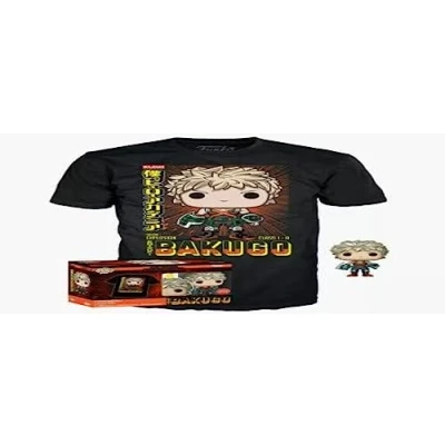 Afbeelding van Funko Pop! &amp; Tshirt Set: My Hero Academia Katsuki Bakugo #249 Exclusive (Size S)