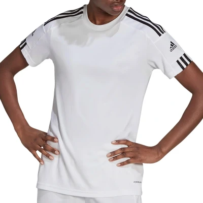 Afbeelding van adidas Performance Squadra 21 Sport Tshirt, Dames, Maat: XL, White/white/black