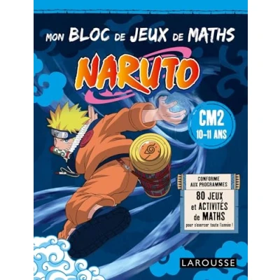Afbeelding van MON BLOC DE JEUX MATHS NARUTO CM2