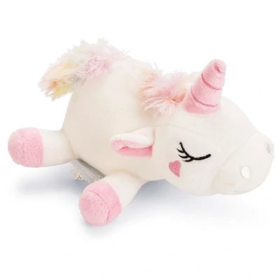 Afbeelding van Beeztees Puppy Eenhoorn Owen Hondenspeelgoed 18 cm Wit Roze