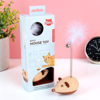 Afbeelding van Houten Muis Kattenspeeltje