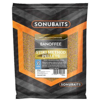 Afbeelding van Sonubaits Stiki Method Pellets 2mm 650g Banoffee