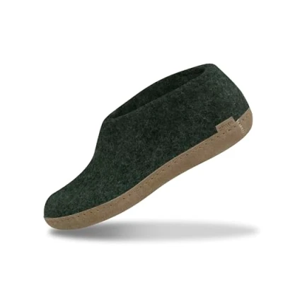Afbeelding van Glerups Schoen met leren zool Groen 43