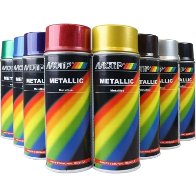 Afbeelding van MoTip metallic lak zilver 0,4 liter