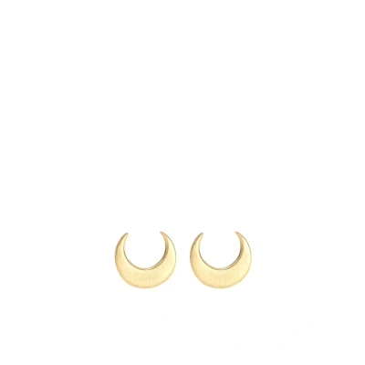 Afbeelding van Elli HALF MOON Oorbellen goldcoloured, Dames, Maat: One Size, Gold coloured