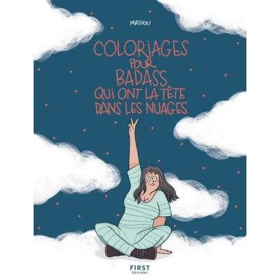 Image de Coloriages pour badass qui ont la tête dans les nuages